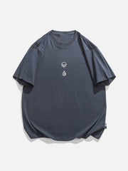 T-Shirt mit Buchstaben-Print von Locos