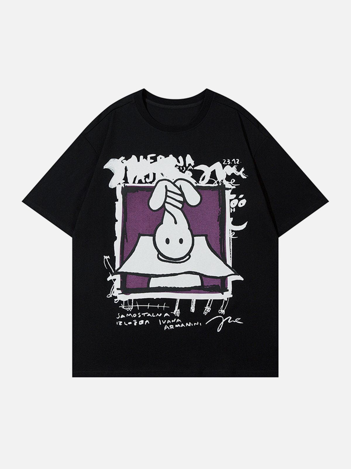 Long Ears Rabbit Graphic Tee