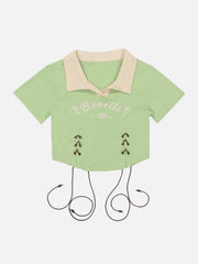 Poloshirt mit langem Seil 