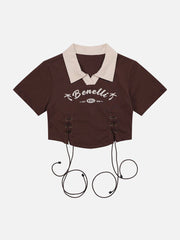 Poloshirt mit langem Seil 