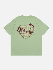 T-Shirt mit Love-Grafik 