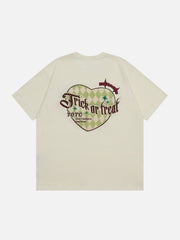 T-Shirt mit Love-Grafik 