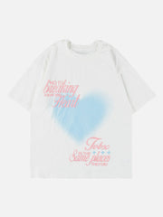 T-Shirt mit Herz-Print 