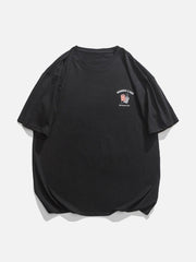 T-Shirt mit Glückskatzen-Print 