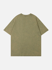 M Foam Printing Washed Tee