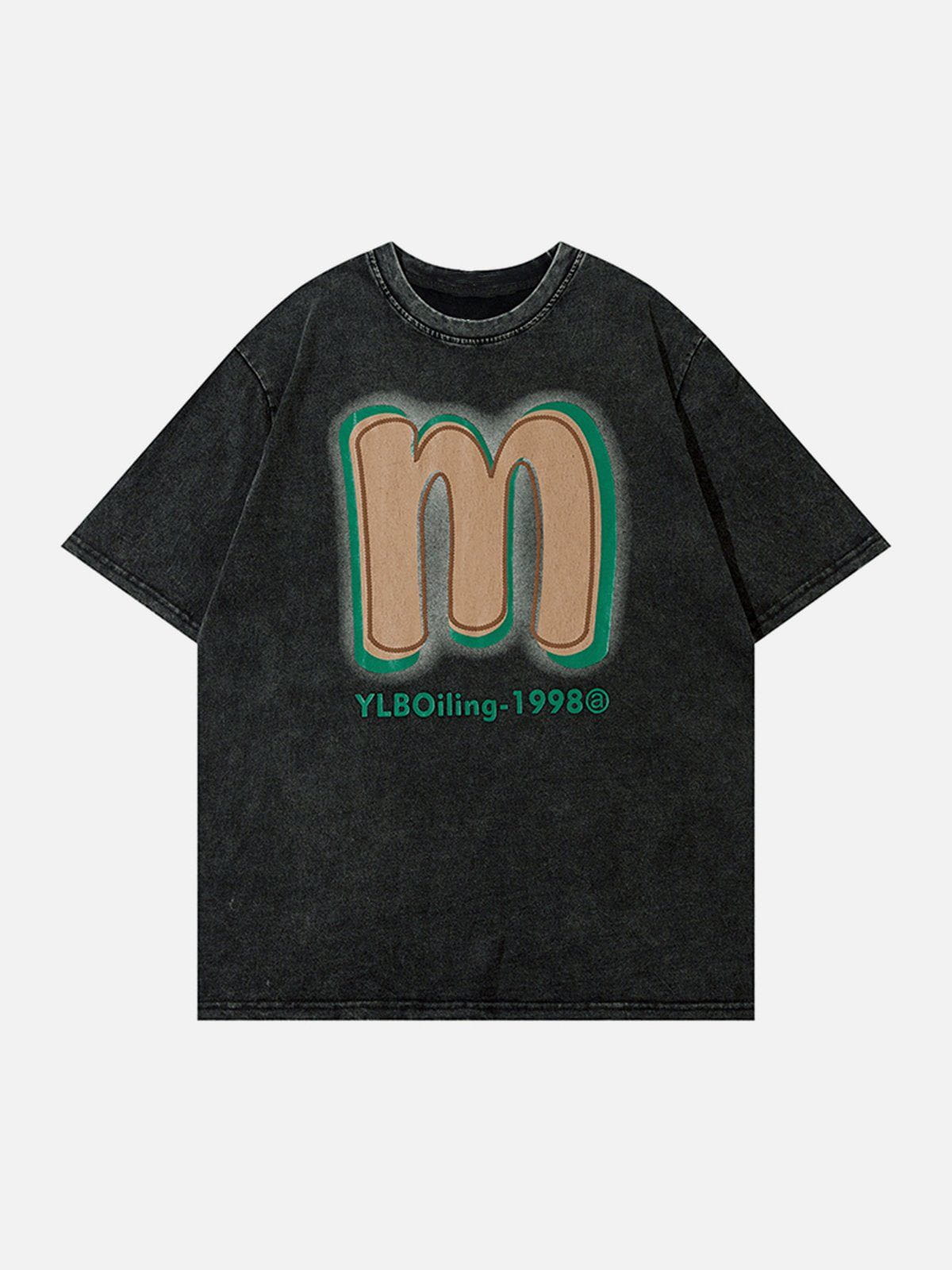 M Foam Printing Washed Tee