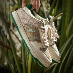 Maden Oil Painting Casual Shoes