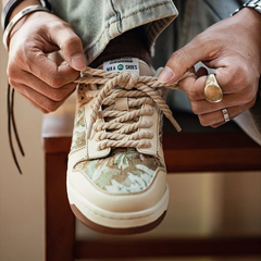 Maden Oil Painting Casual Shoes