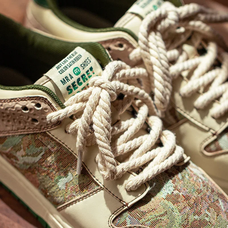 Maden Oil Painting Casual Shoes