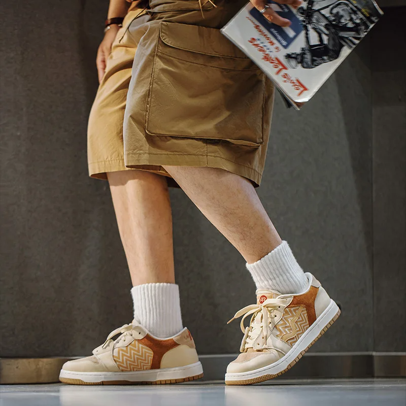 Maden Print Skateboard Shoes