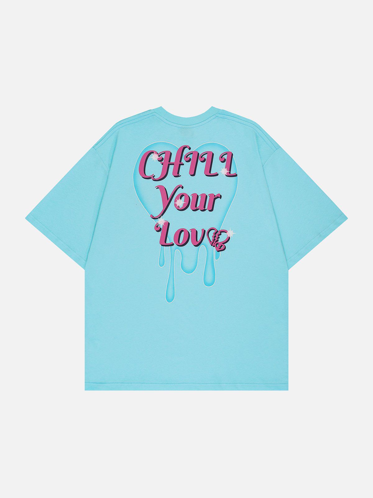 Melt Heart Element Buchstaben T-Shirt 