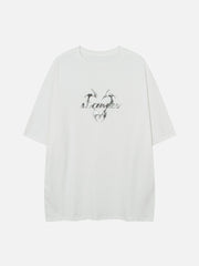 T-Shirt mit mattem Metal-Print 