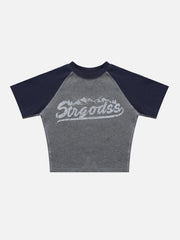 Mountain Letter Print Tee