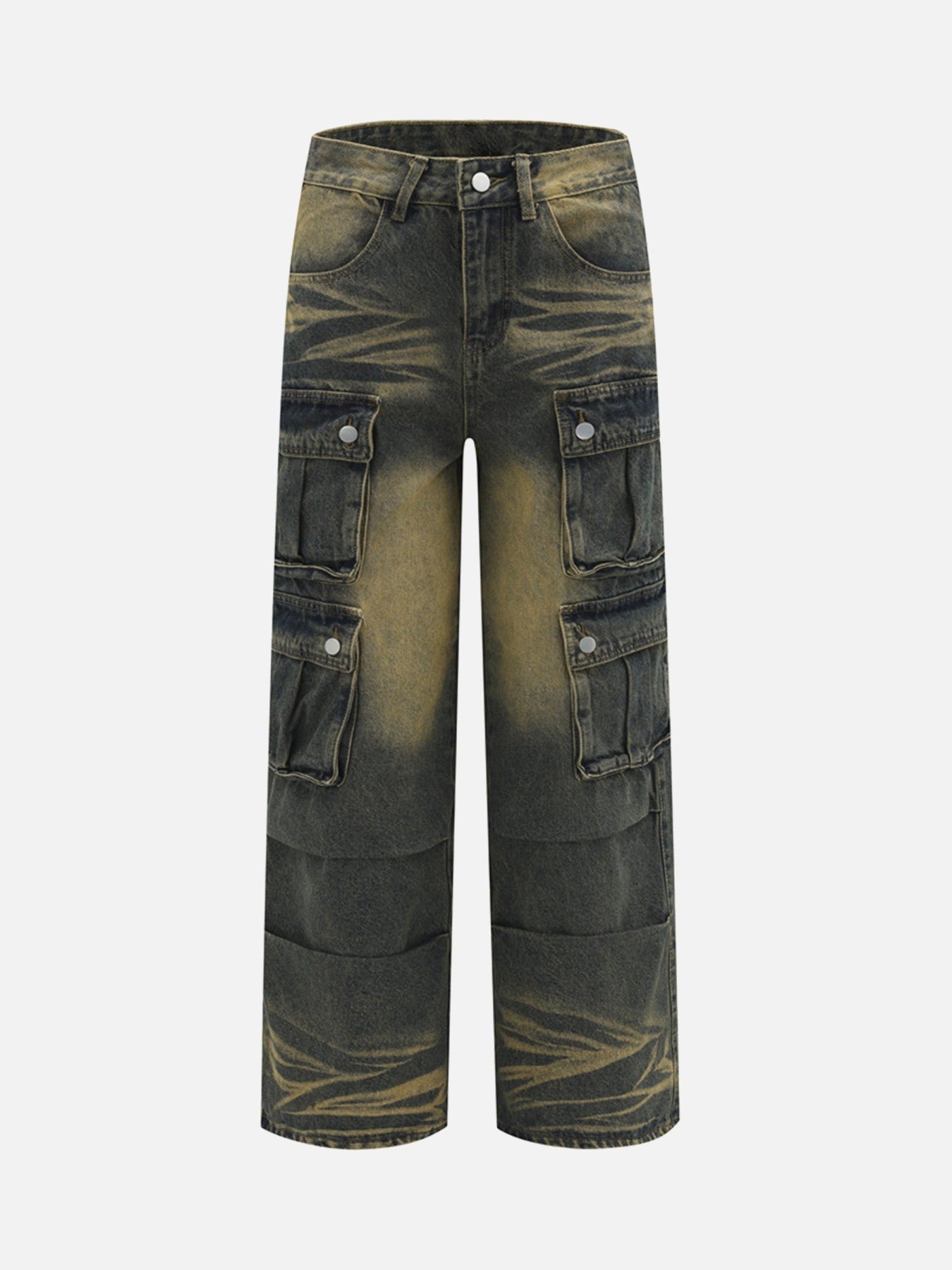 Multi-pocket Cargo Jeans - 1919