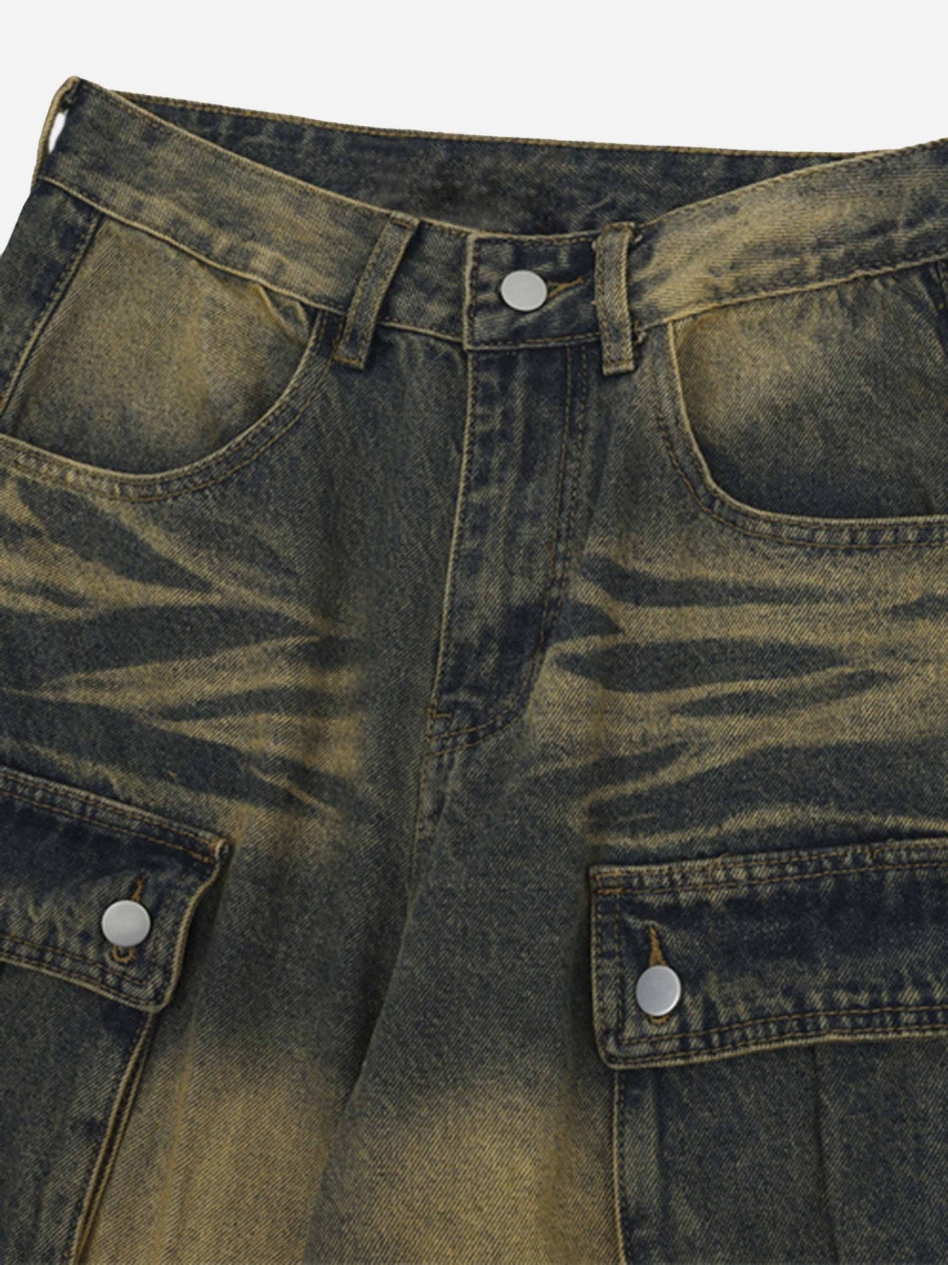 Multi-pocket Cargo Jeans - 1919