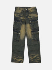Multi-pocket Cargo Jeans - 1919
