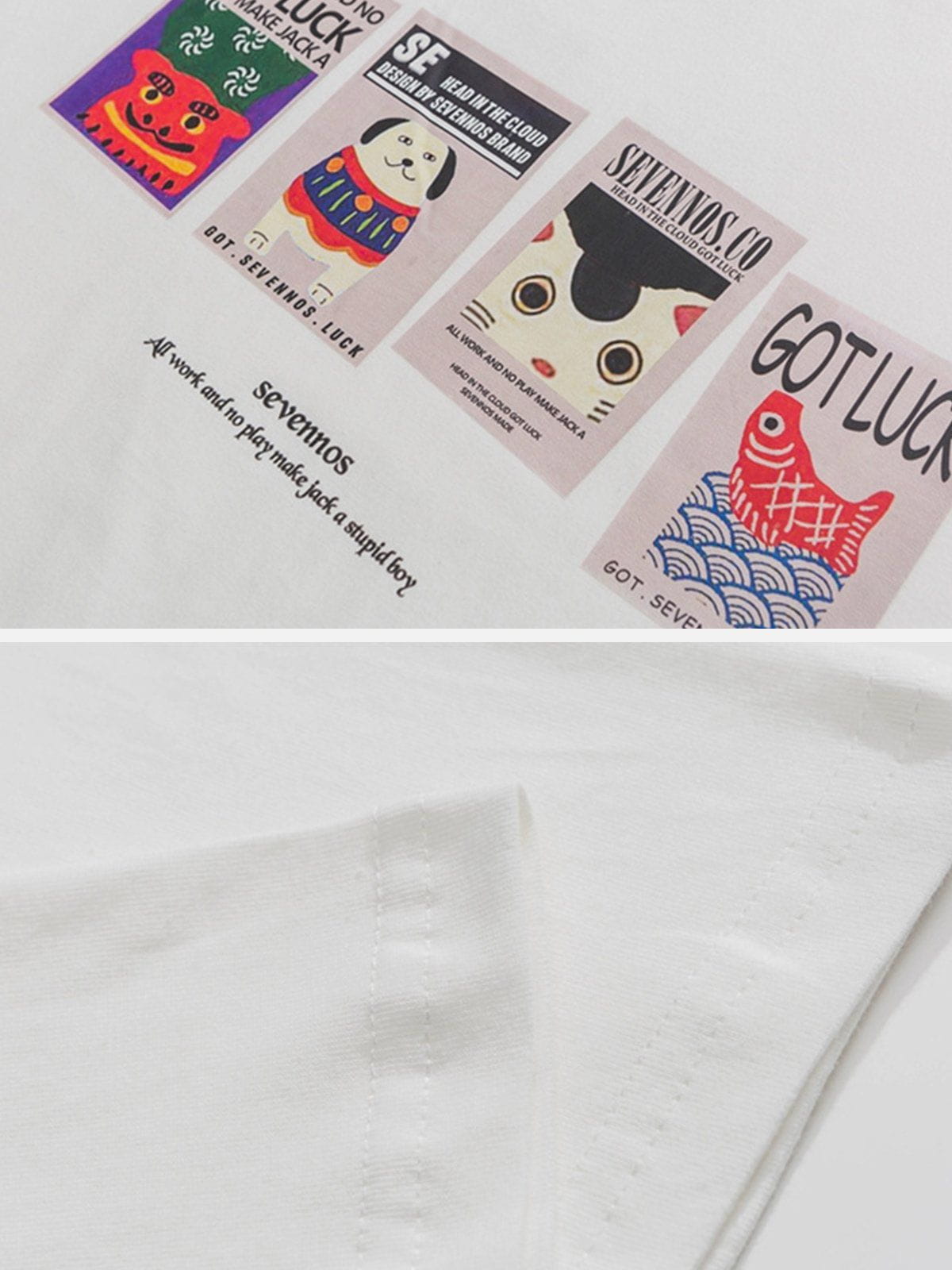 Multiple Squares Print Tee
