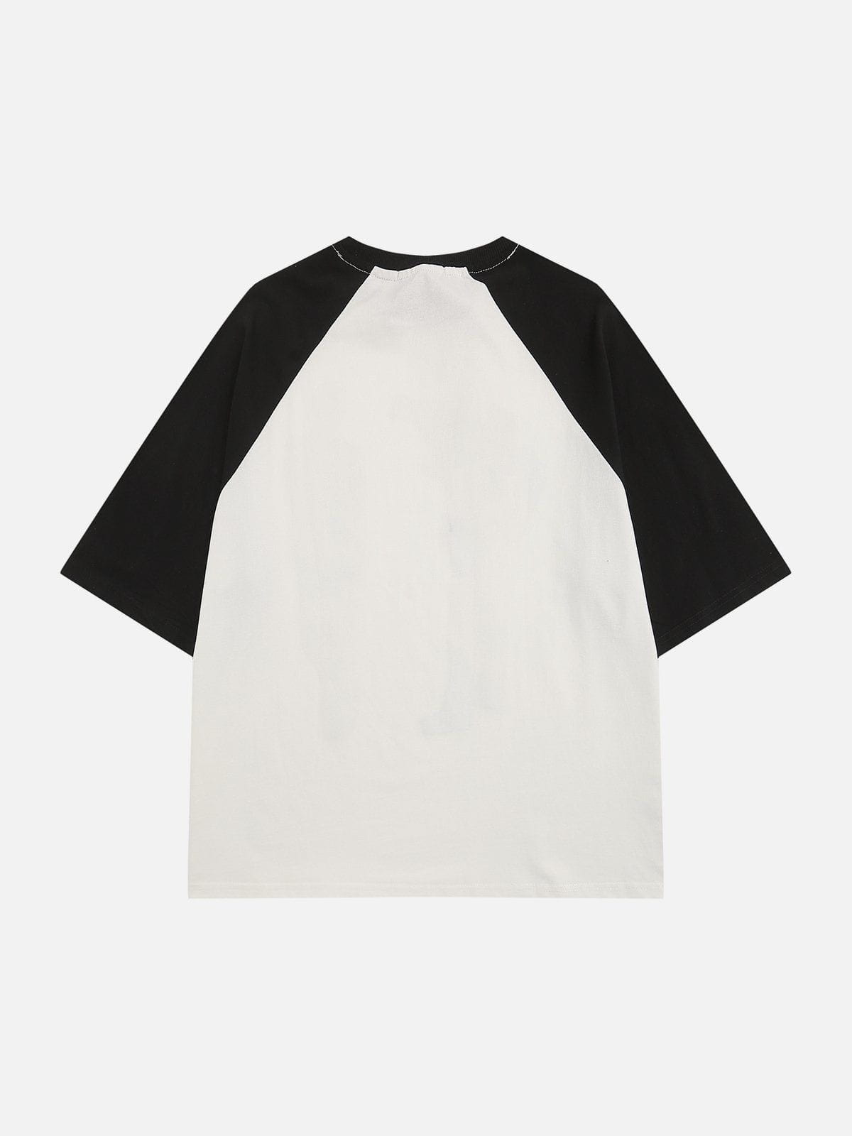 Newspaper Illustration Print Tee