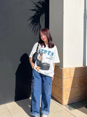 T-Shirt mit Nijigen-Aufdruck – 1007 