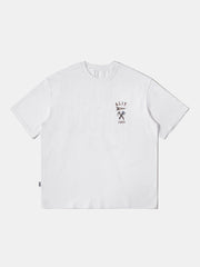 ON FOOT Print Cotton Tee