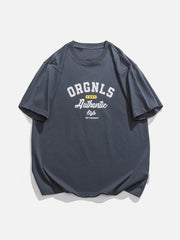 ORGNLS T-Shirt mit Buchstaben-Print 