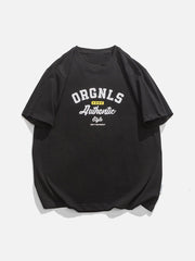ORGNLS T-Shirt mit Buchstaben-Print 