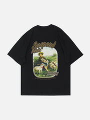 Oil Painting Elements Print Tee