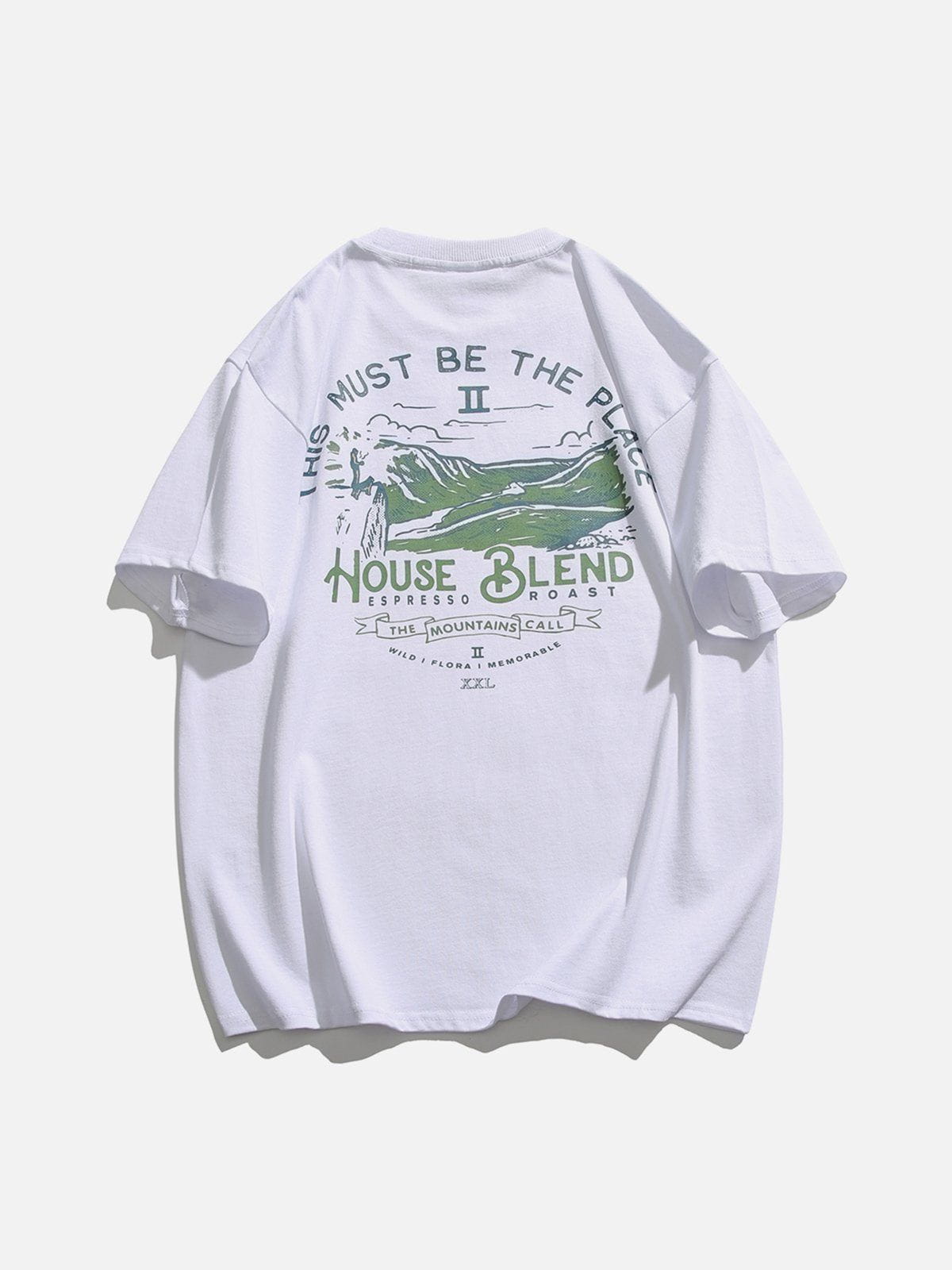 Overlooking The Natural Landscape Print Tee