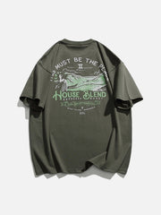 Overlooking The Natural Landscape Print Tee