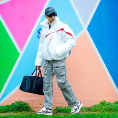 Übergroße dekonstruierte Baumwolljacke – 1923 