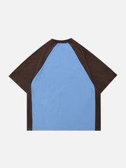 T-shirt imprimé patchwork plastisol 