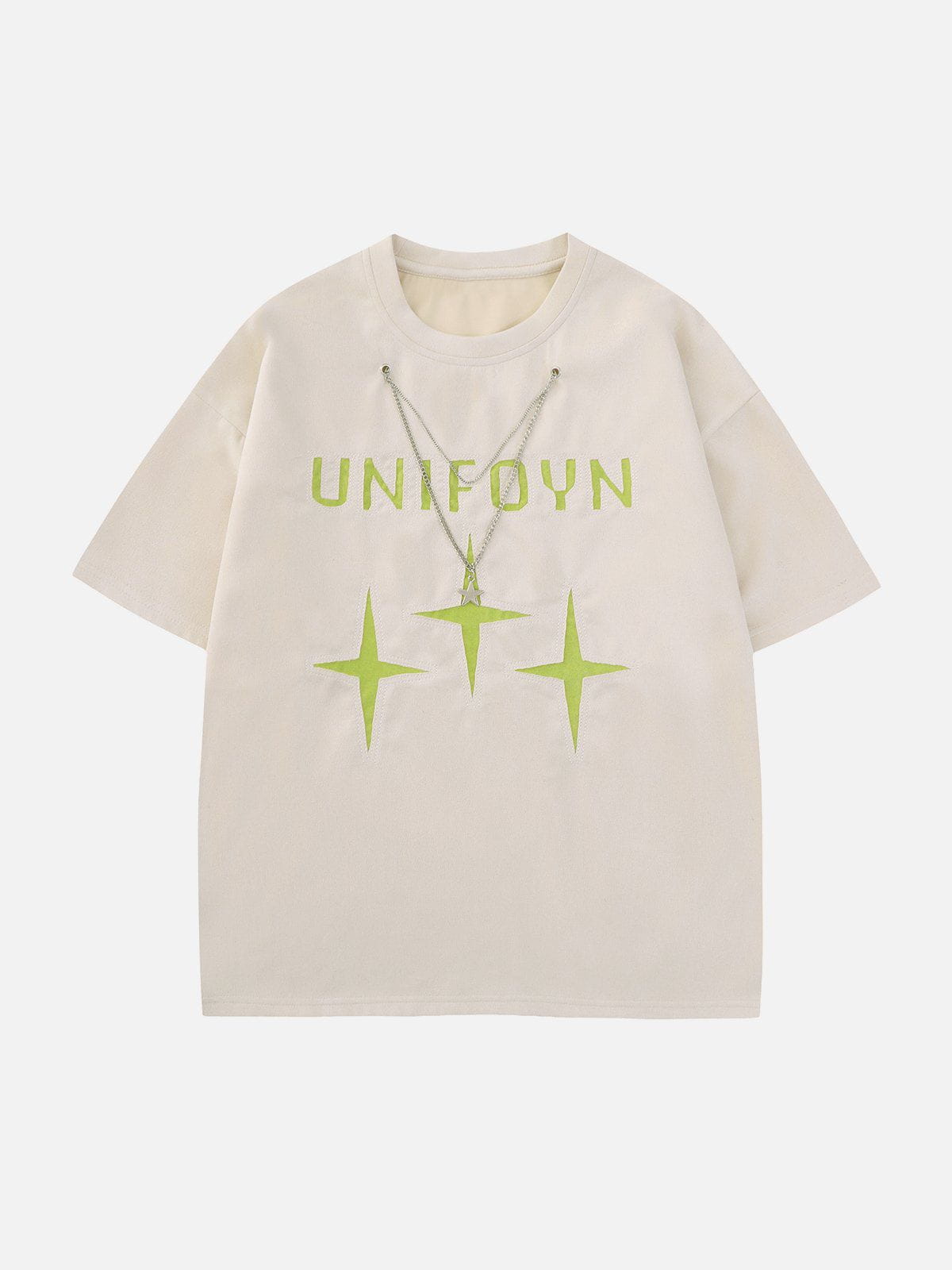 Patchwork Star Chain Decoration Tee
