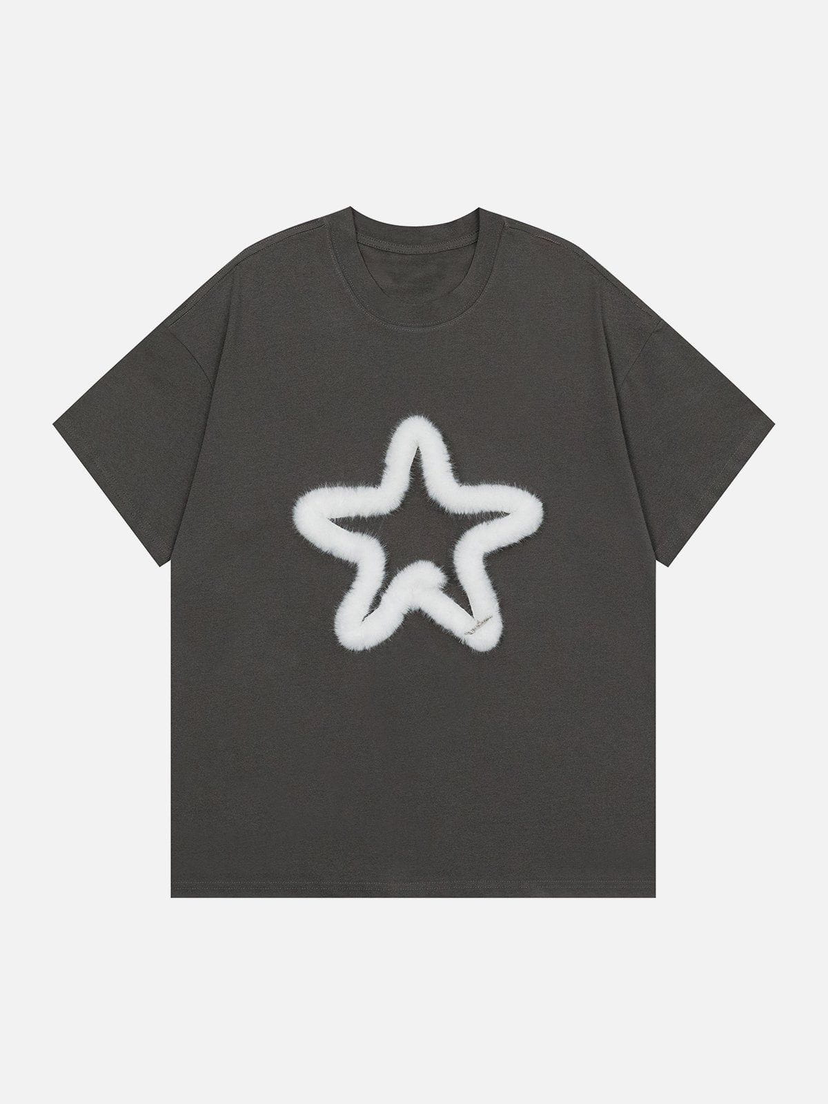 Patchwork Star Print Tee