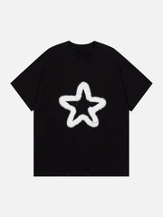 Patchwork Star Print Tee