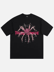 Pink Diamond Spider Hip Hop T-shirt