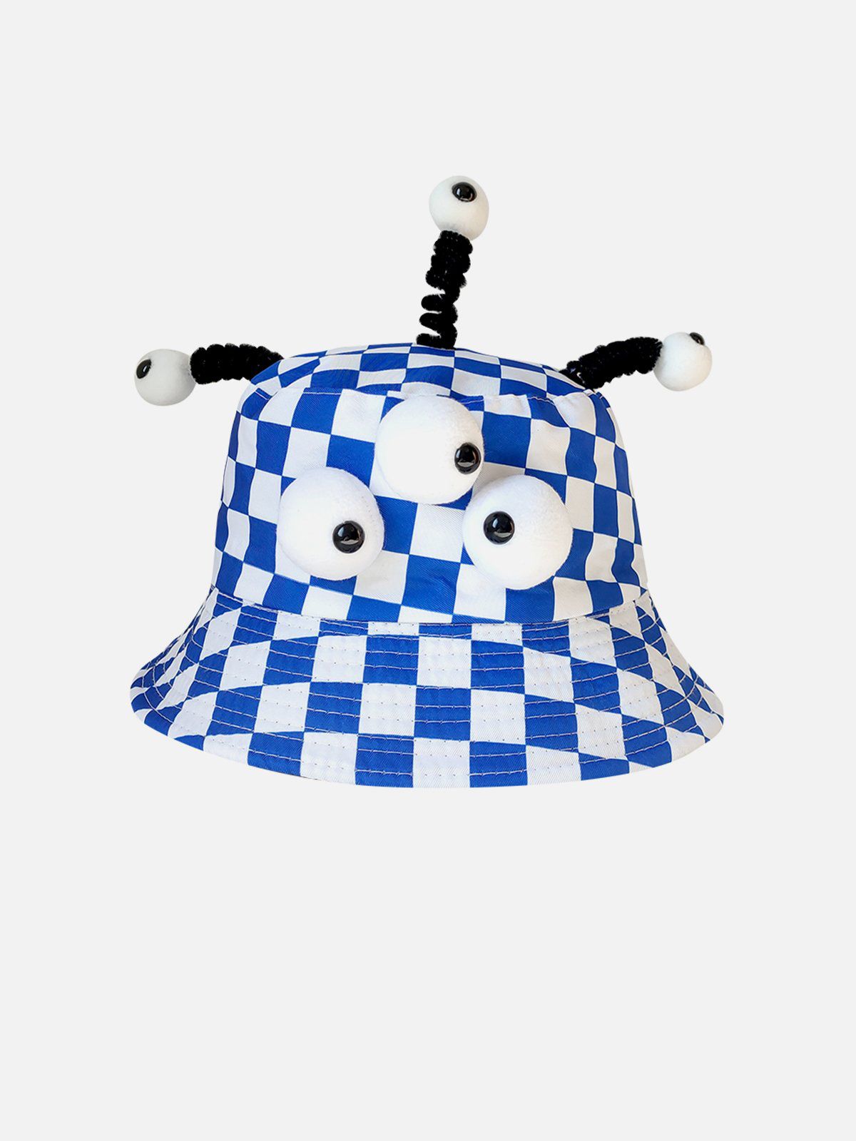 Plaid Three Eyes Cartoon Hat