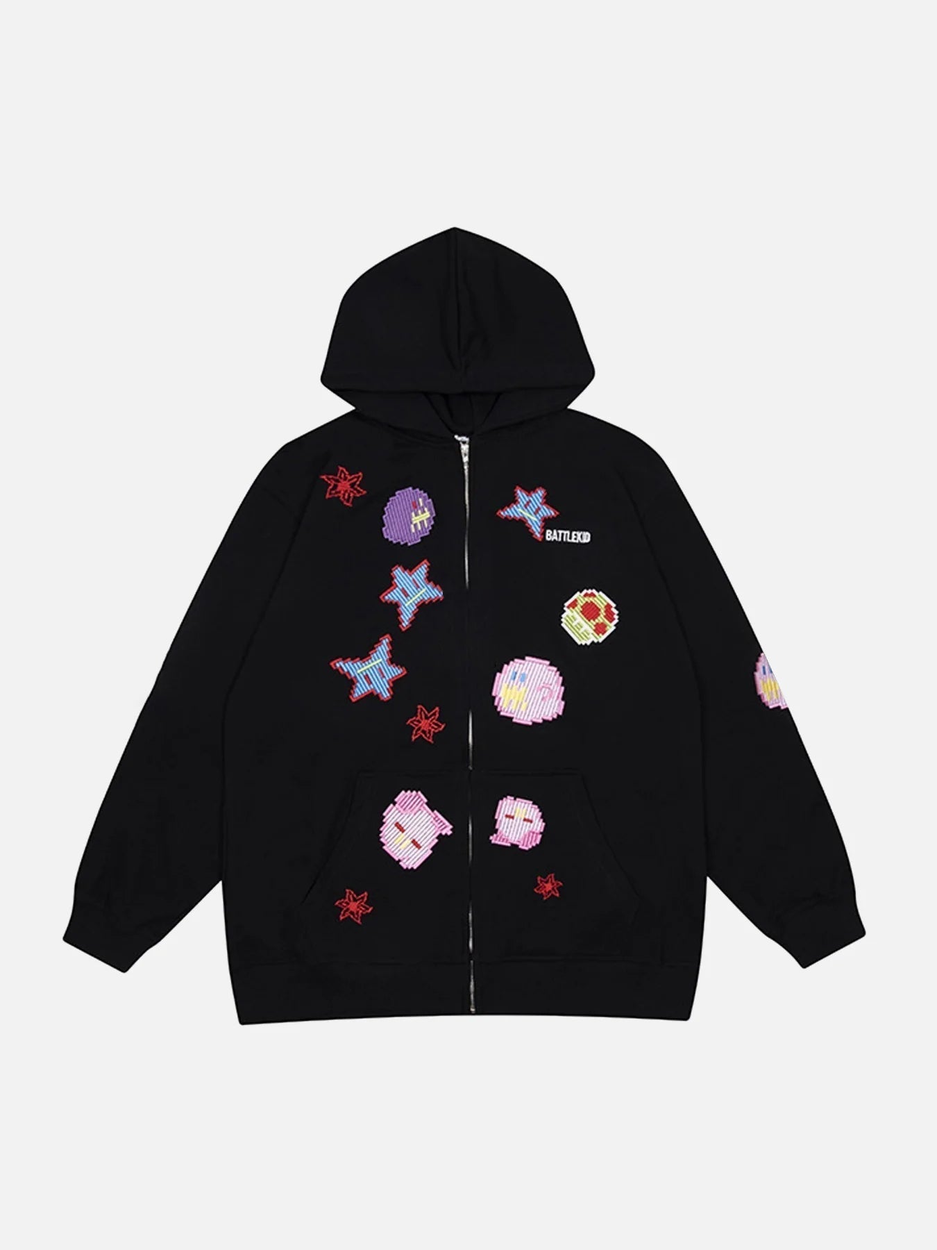 Planet Hooded Zipper Hoodie