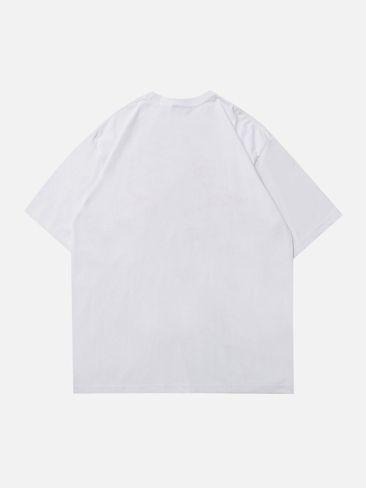 T-Shirt mit Kettendekor im Plastisoldruck 