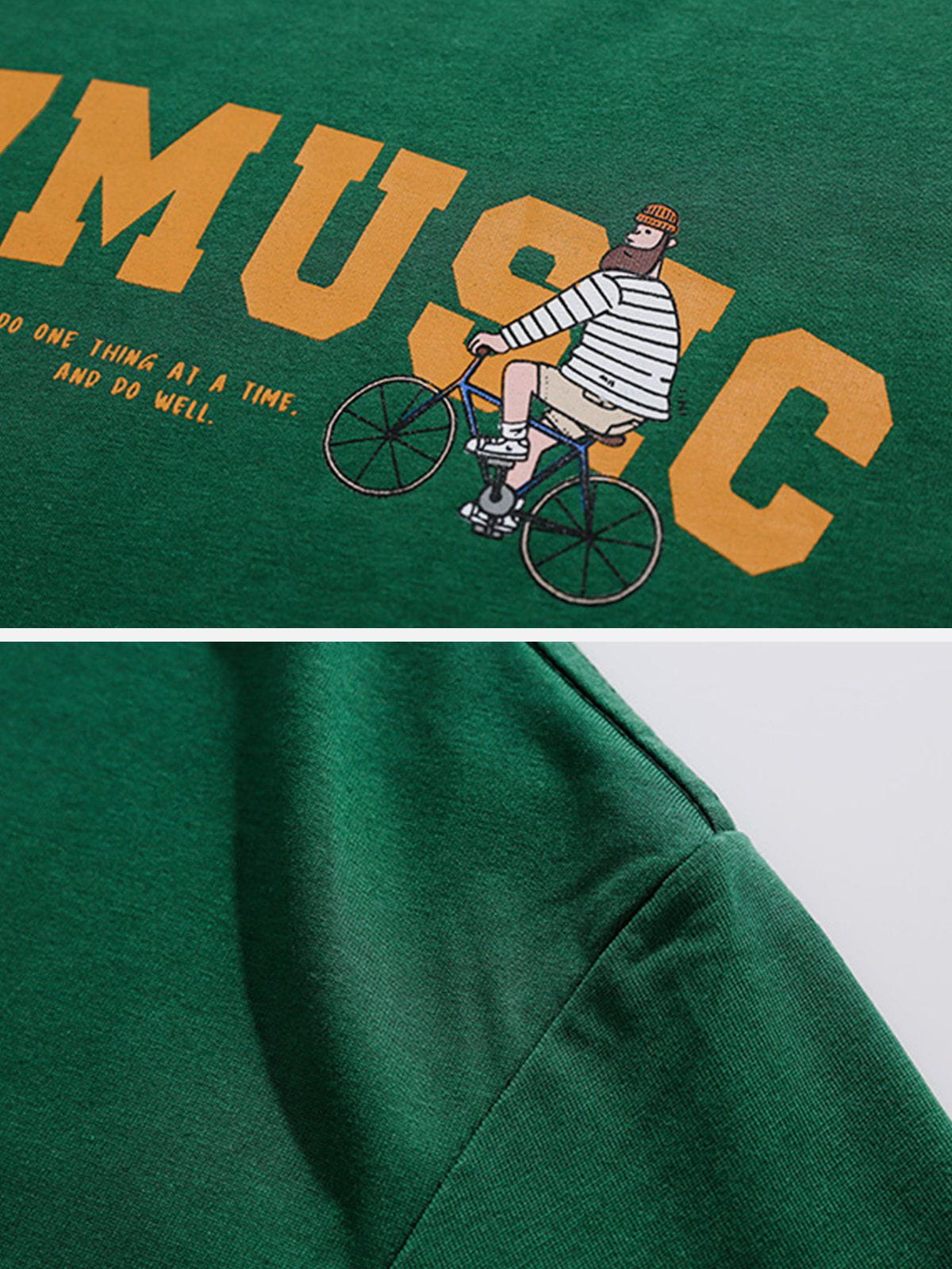 Plastisol Printing Cycling Tee