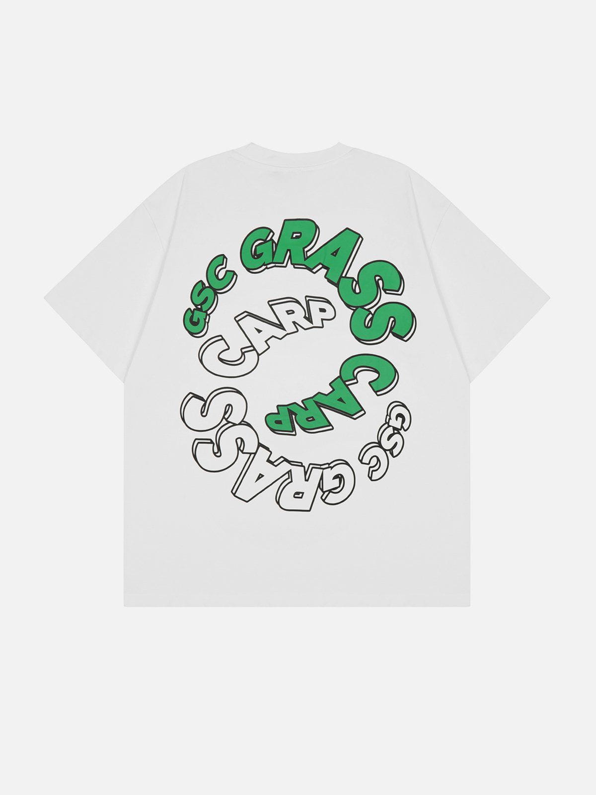 Plastisol Printing Letter Tee