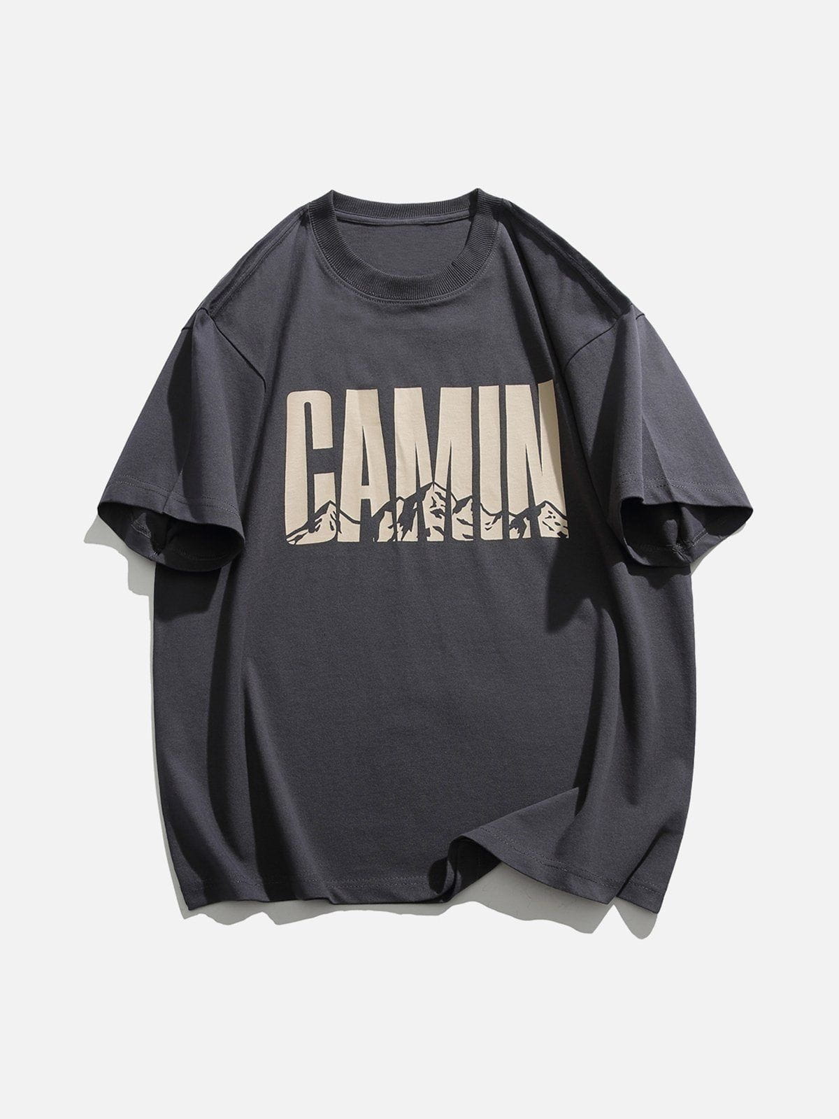 Plastisol Printing Mount Fuji Shadow Tee
