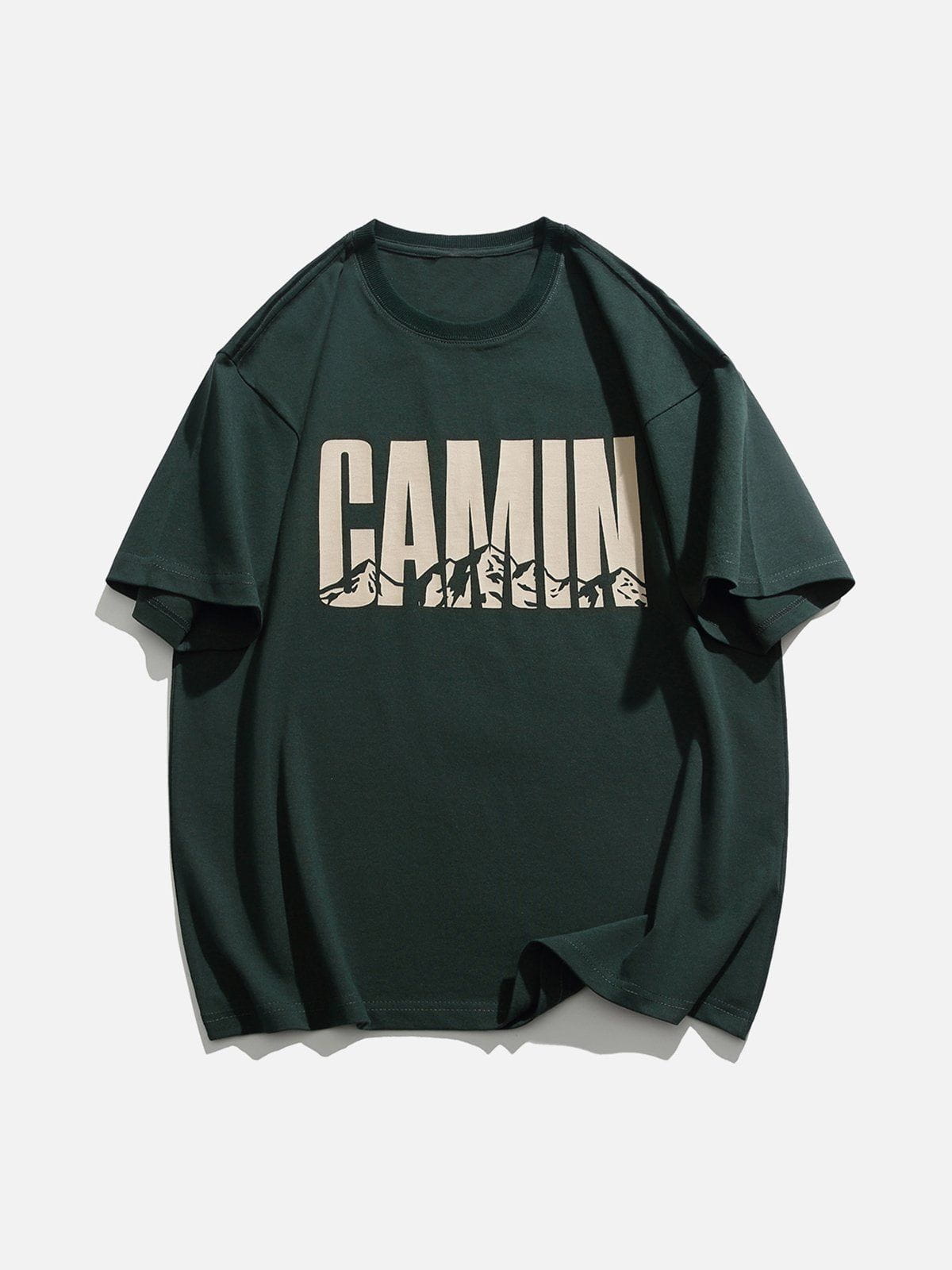 Plastisol Printing Mount Fuji Shadow Tee