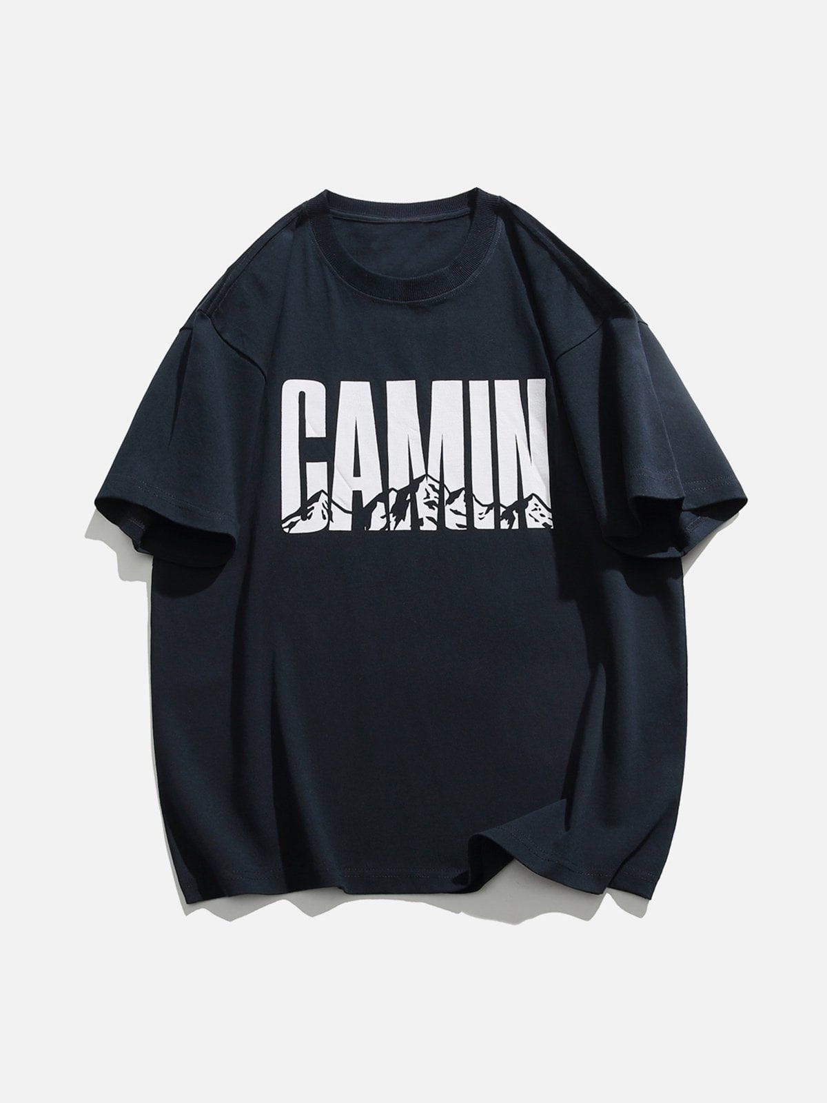 Plastisol Printing Mount Fuji Shadow Tee
