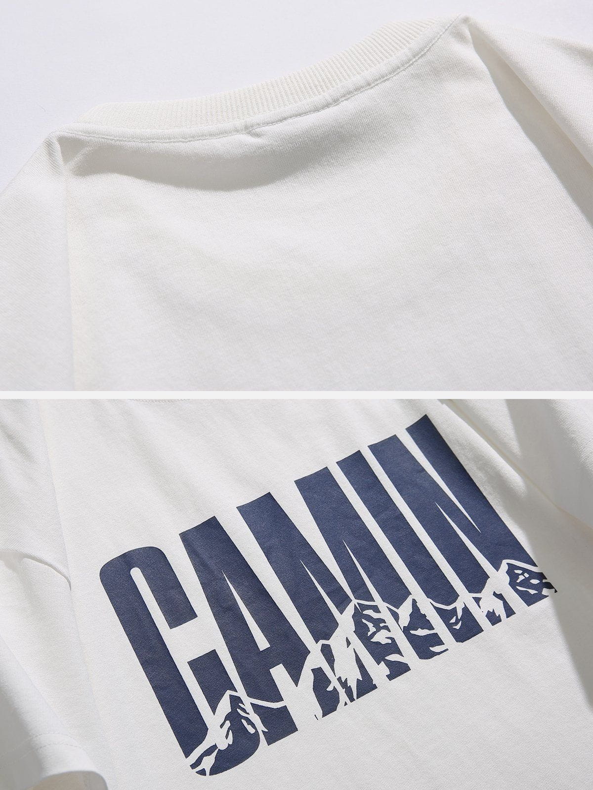 Plastisol Printing Mount Fuji Shadow Tee