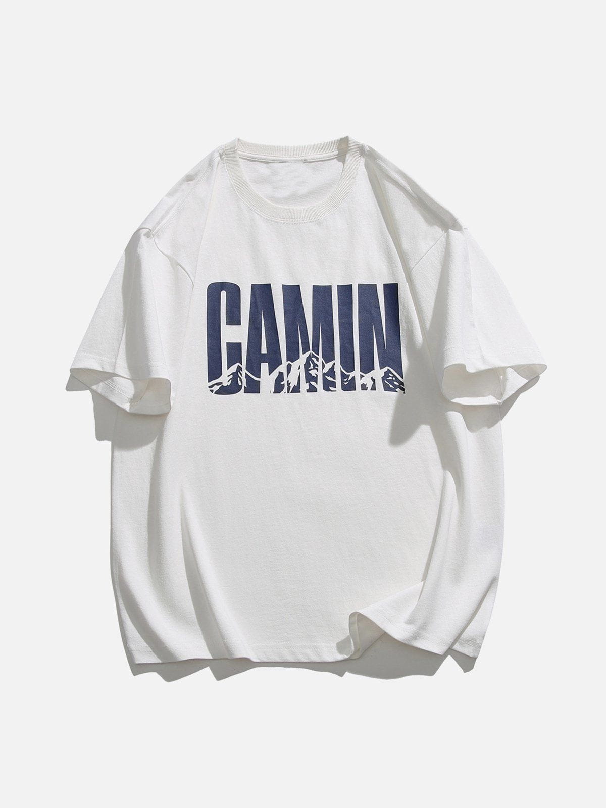 Plastisol Printing Mount Fuji Shadow Tee