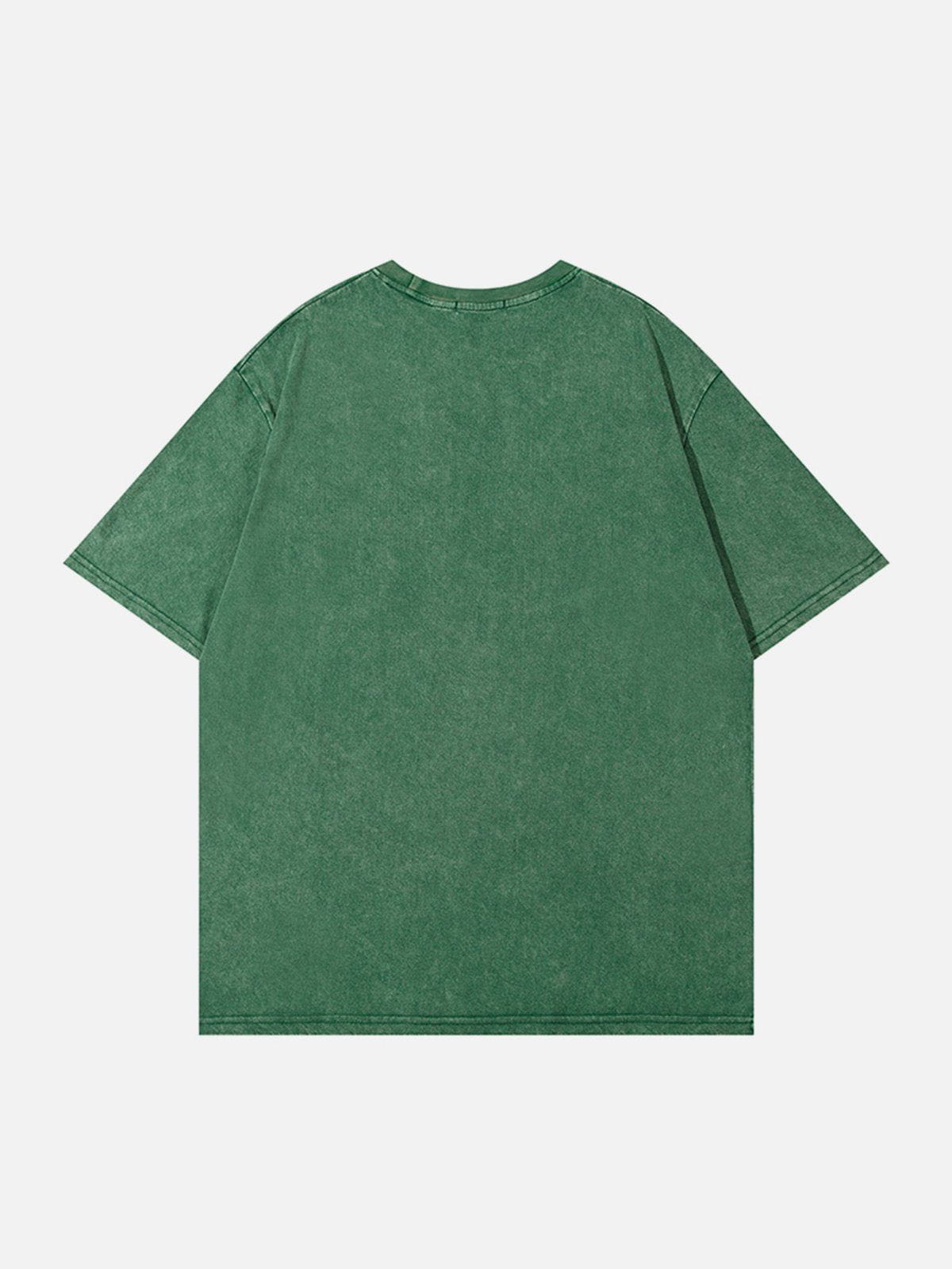 Plastisol Printing Print Washed Tee