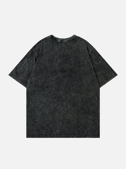 Plastisol Printing Print Washed Tee