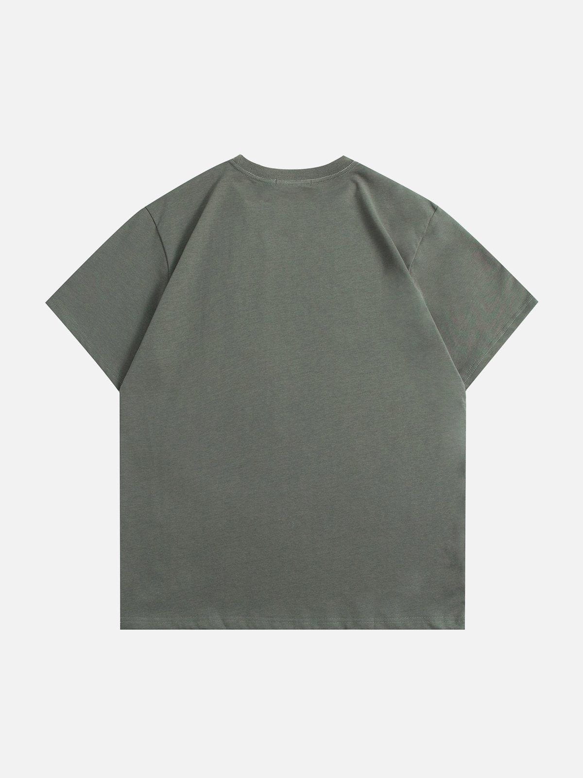 Plastisol Printing Spider Element Tee