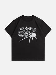 Plastisol Printing Spider Element Tee