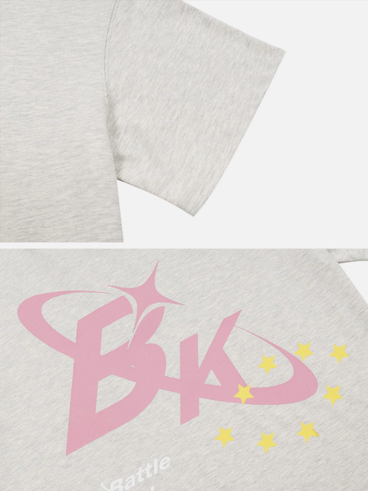 Plastisol Printing Star Tee